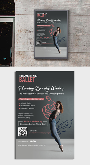 Poster Design by ecorokerz for Chamberlain Ballet | Design: #30211113