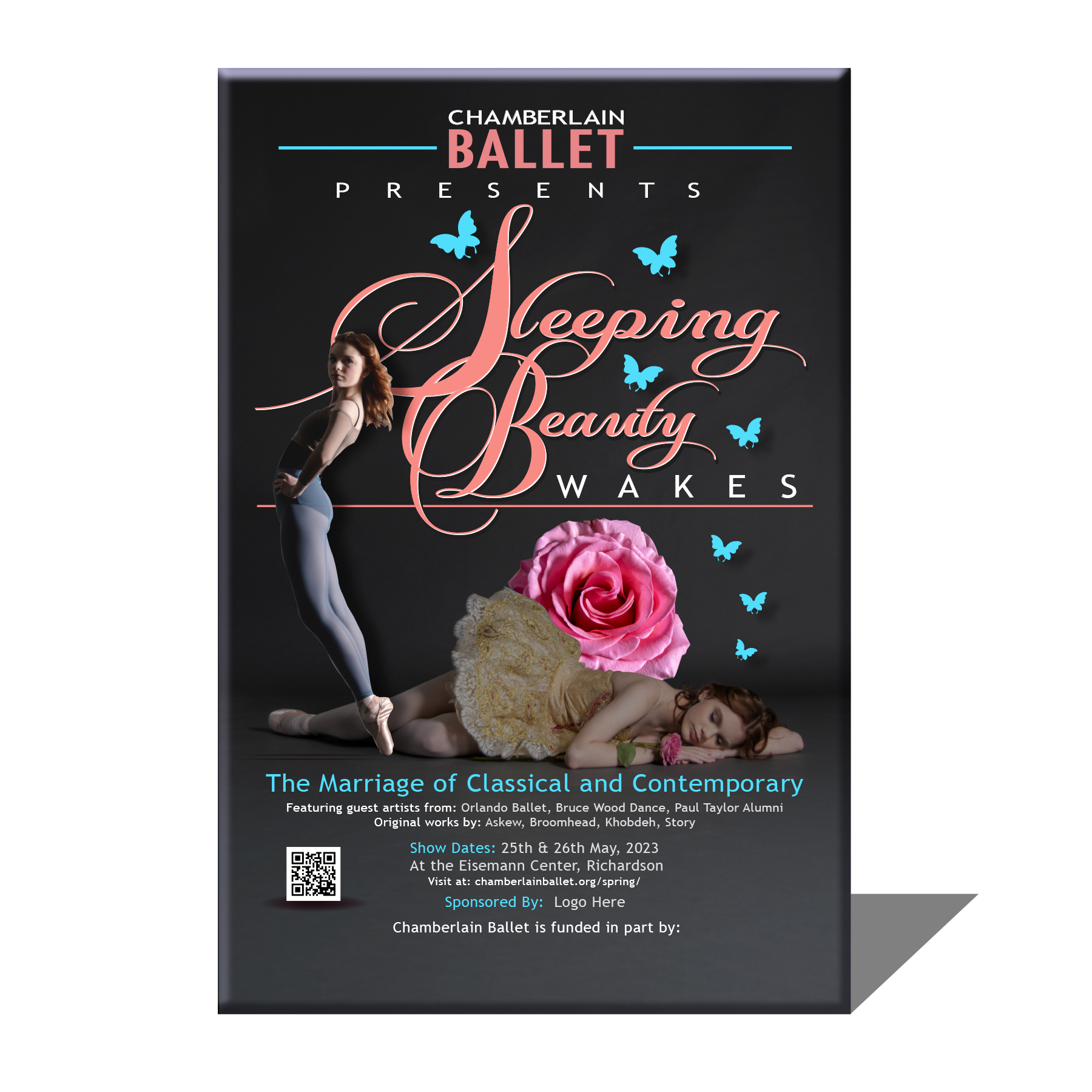 Diseño de Póster por Dennis Jackson Design para Chamberlain Ballet | Diseño #30186587