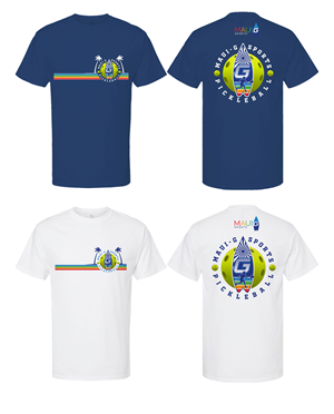 Maui-G Pickleball Tee Shirt - designed for Heat Transfer designs
