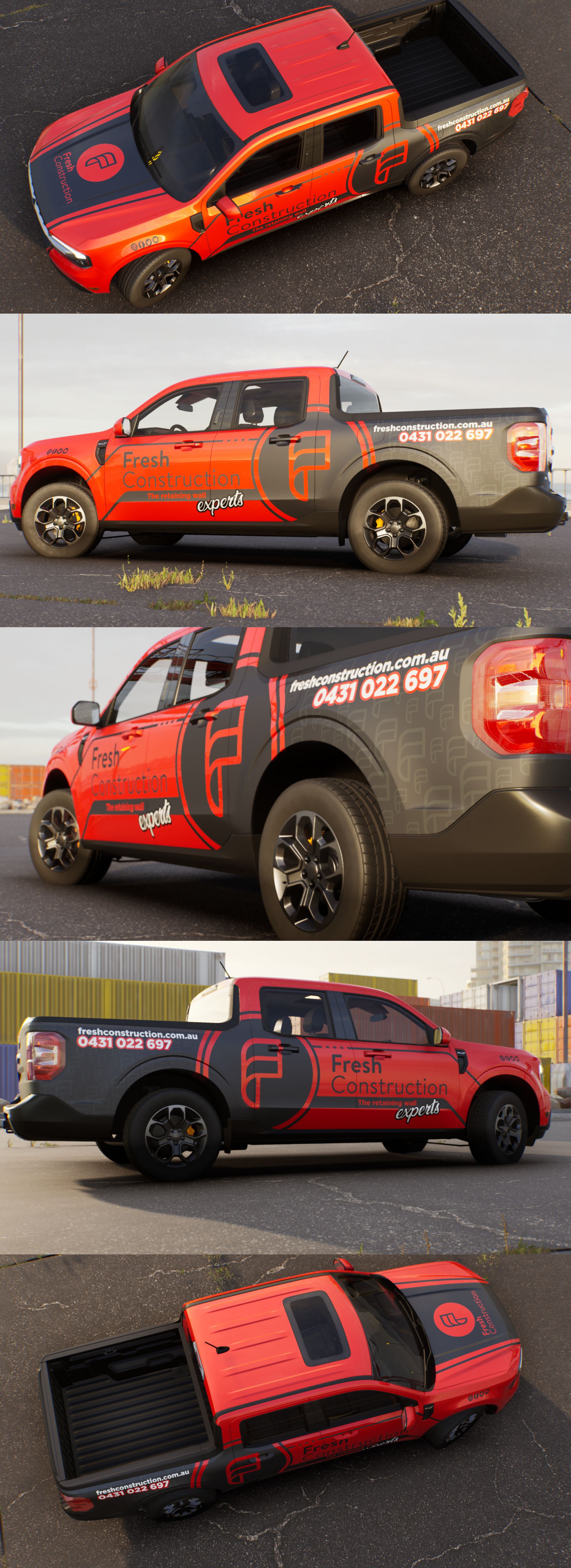 Car Wrap Design by VEDG for Fresh Construction  | Design: #30183232