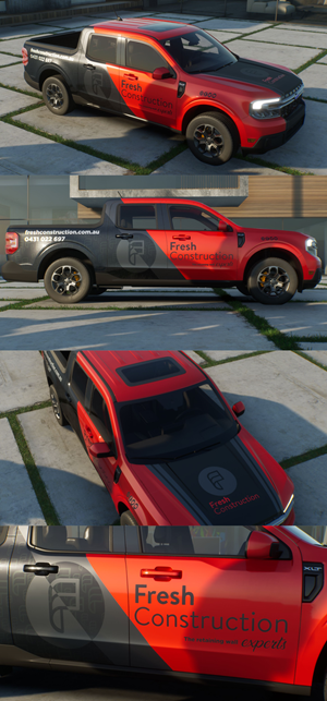 Car Wrap Design by VEDG for Fresh Construction  | Design: #30194344