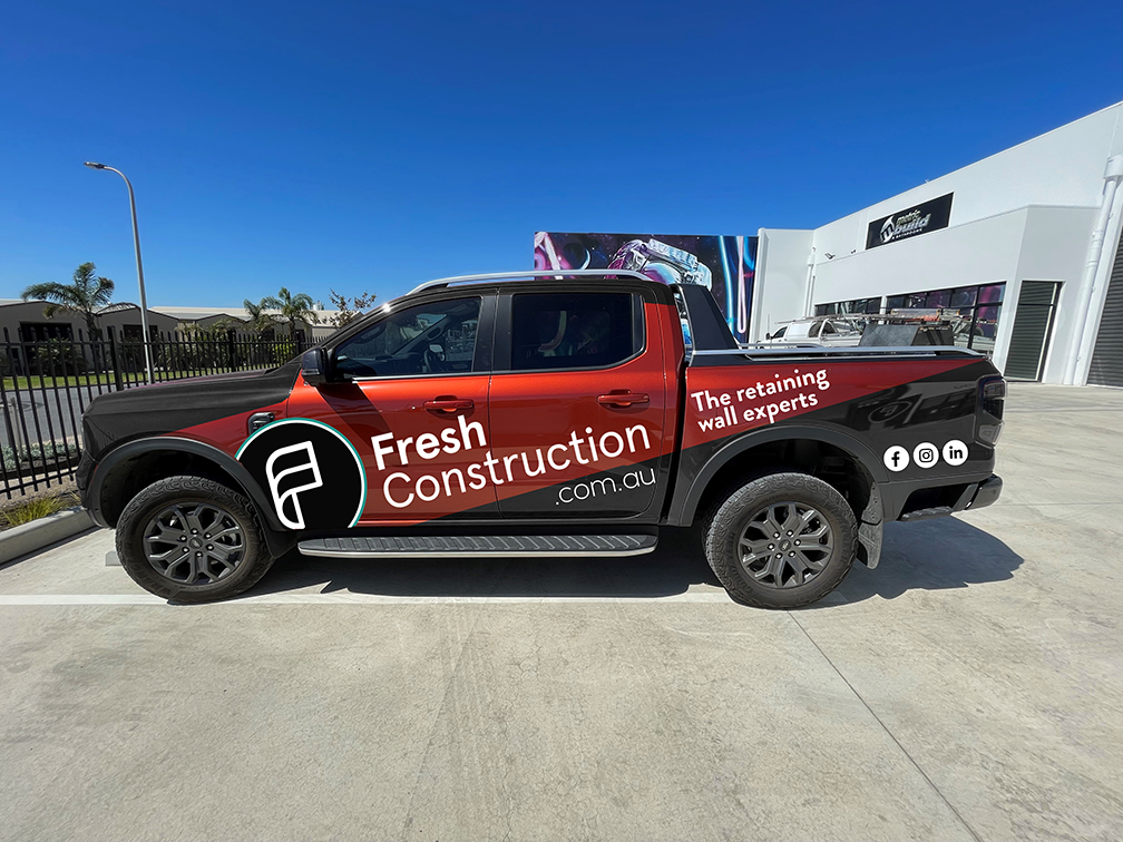 Car Wrap Design by Andrés Sebastián for Fresh Construction  | Design #30183660