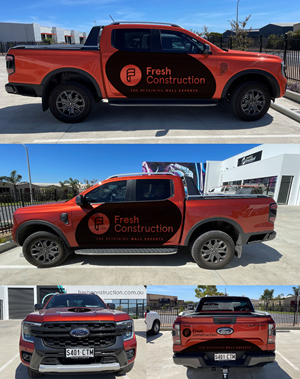 Car Wrap Design by ArtyFive DesignStudio for Fresh Construction  | Design #30198919