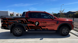 Car Wrap Design by migspnz for Fresh Construction  | Design #30185334