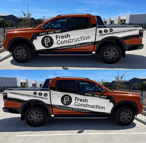 Car Wrap Design by Adi Saos for Fresh Construction  | Design: #30183005