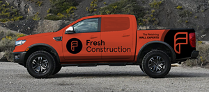Car Wrap Design by typefdesign for Fresh Construction  | Design: #30187604
