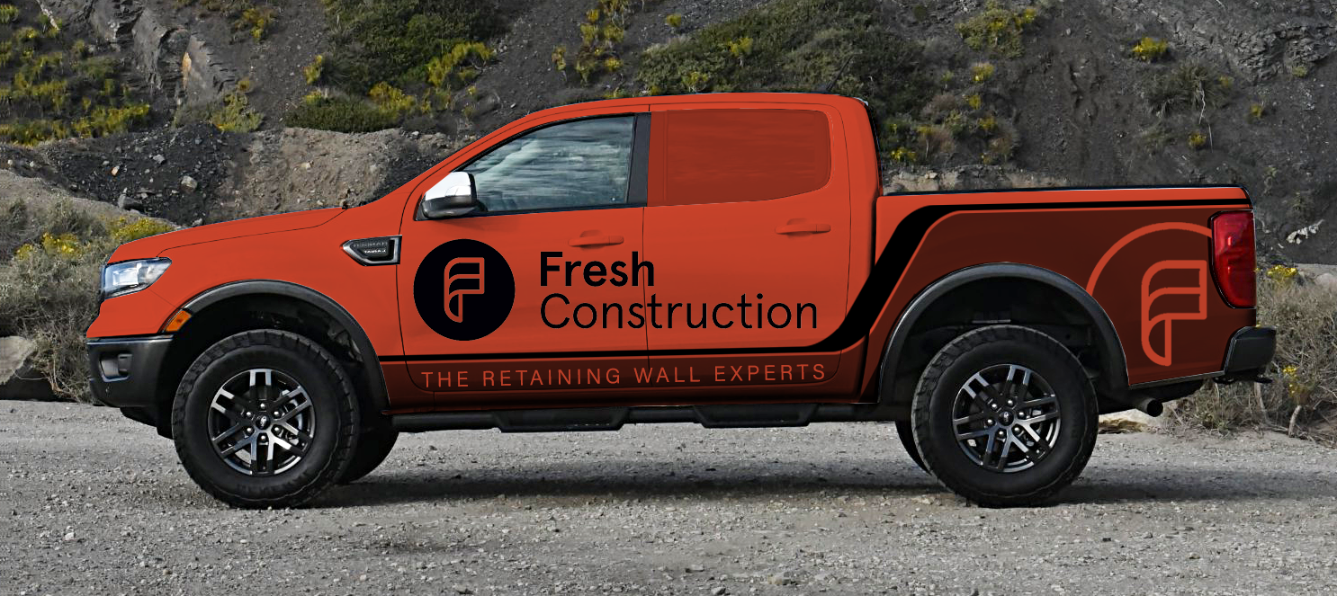 Car Wrap Design by typefdesign for Fresh Construction  | Design #30198121