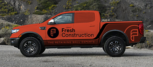 Car Wrap Design by typefdesign for Fresh Construction  | Design: #30198121