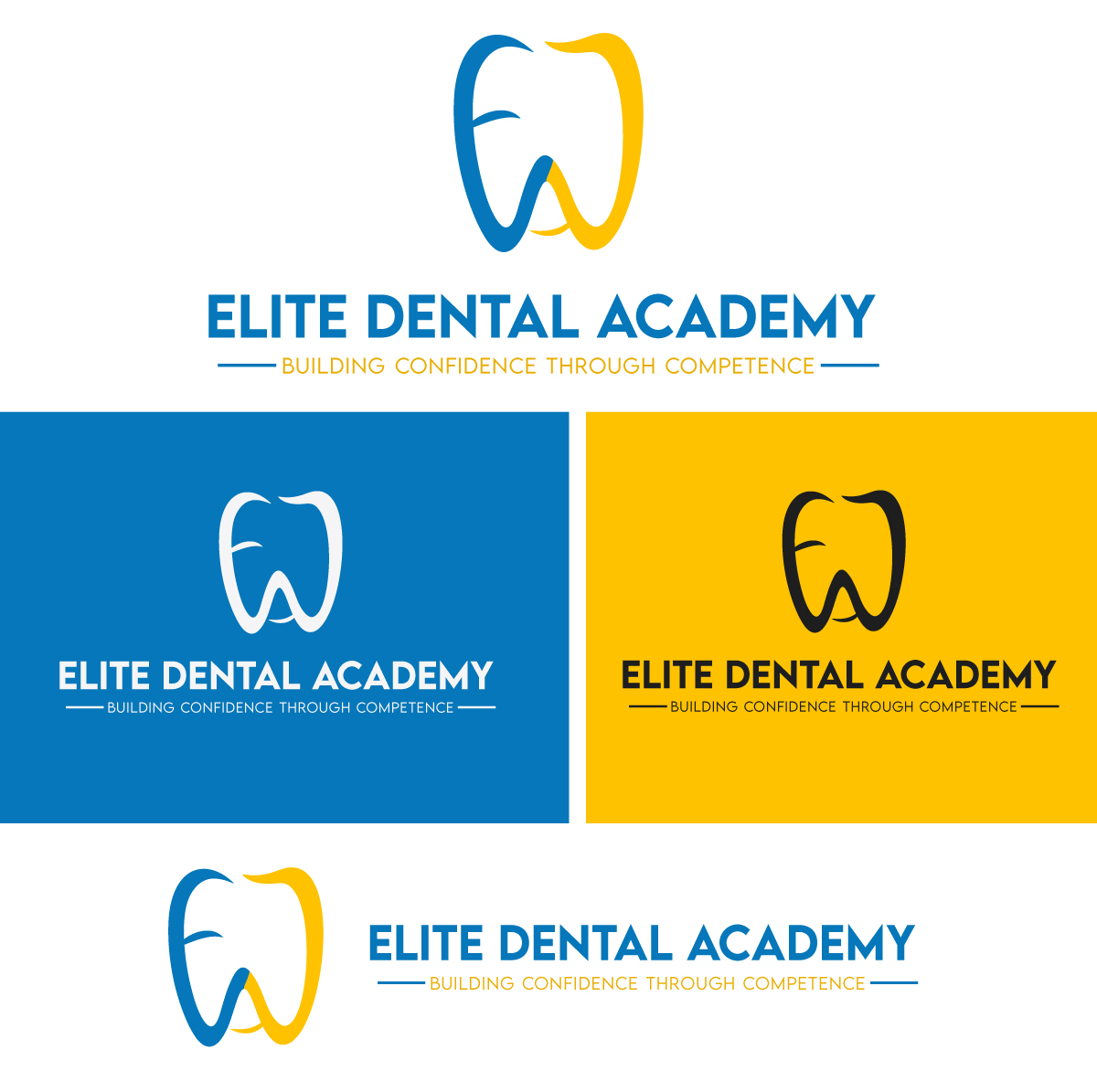 Logo Design by Hakam Amjad for Elite Dental Academy | Design #30194363
