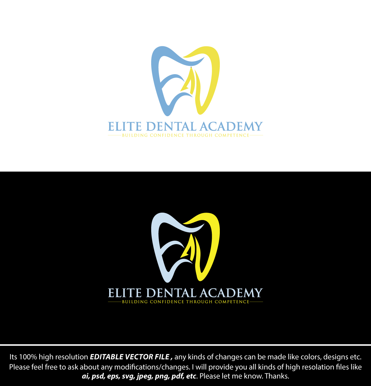 Logo Design by FireflyArt for Elite Dental Academy | Design #30184920