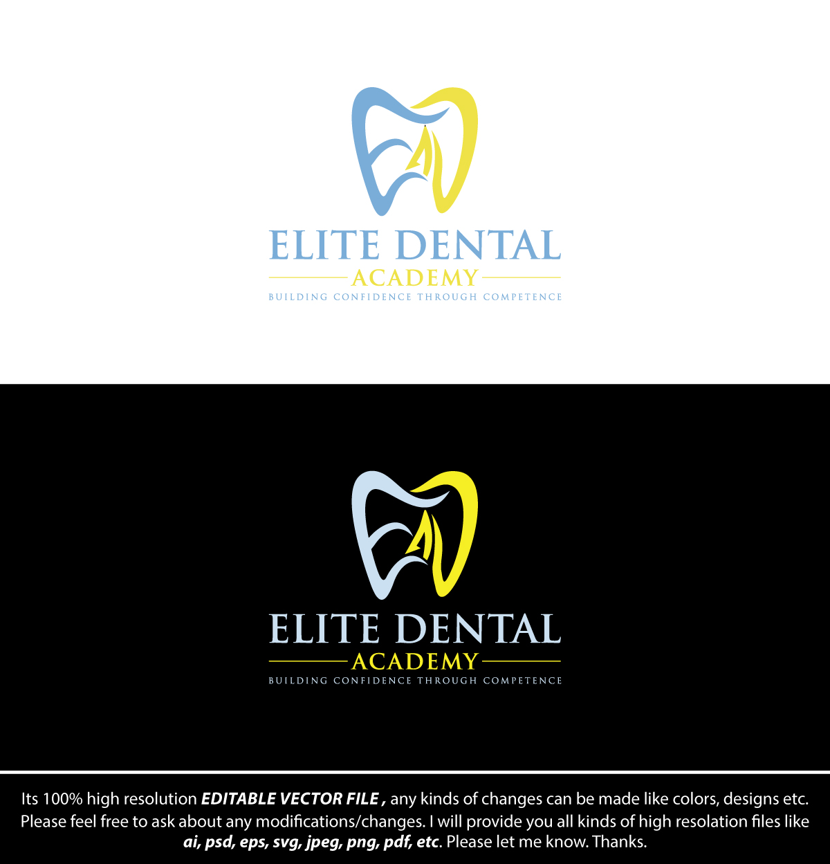 Logo Design by FireflyArt for Elite Dental Academy | Design #30184924