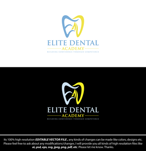 Logo Design by FireflyArt for Elite Dental Academy | Design: #30184924