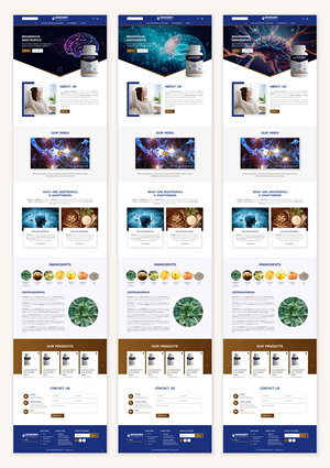 Web Design by pb for Brainwave Nootropics | Design: #30203895