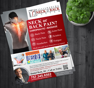 Advertisement Design by alex989 for Williamsburg Neck and Back Center | Design: #30194305