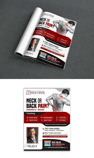 Advertisement Design by debdesign for Williamsburg Neck and Back Center | Design: #30193048