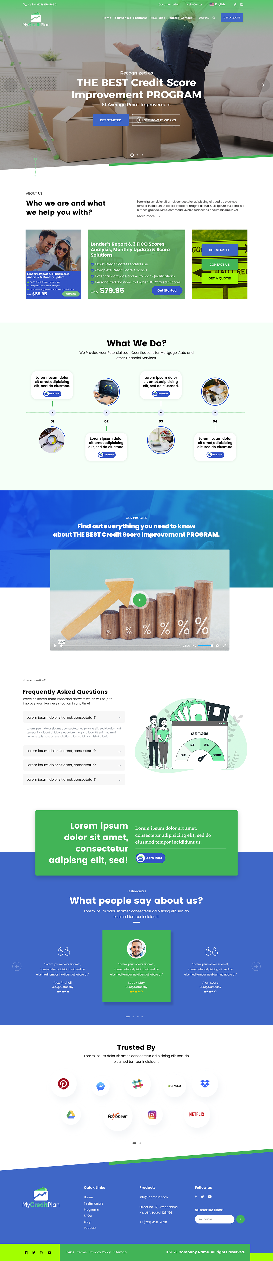 Web Design by Mohtasham H for this project | Design #30185911