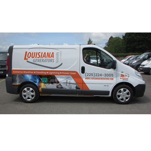 Diseño de Rotulación de Vehículo por Yoga Tri para Louisiana Generators | Diseño: #30218935