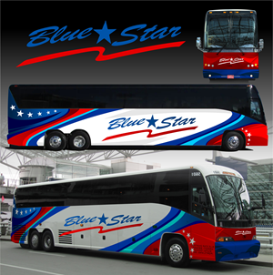 Design de Covering de Véhicule par MARO07 pour Blue Star Charters & Tours, Inc. | Design : #30228579