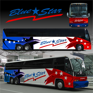 Design de Covering de Véhicule par MARO07 pour Blue Star Charters & Tours, Inc. | Design : #30228658