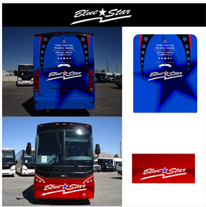 Design de Covering de Véhicule par MARO07 pour Blue Star Charters & Tours, Inc. | Design : #30356276