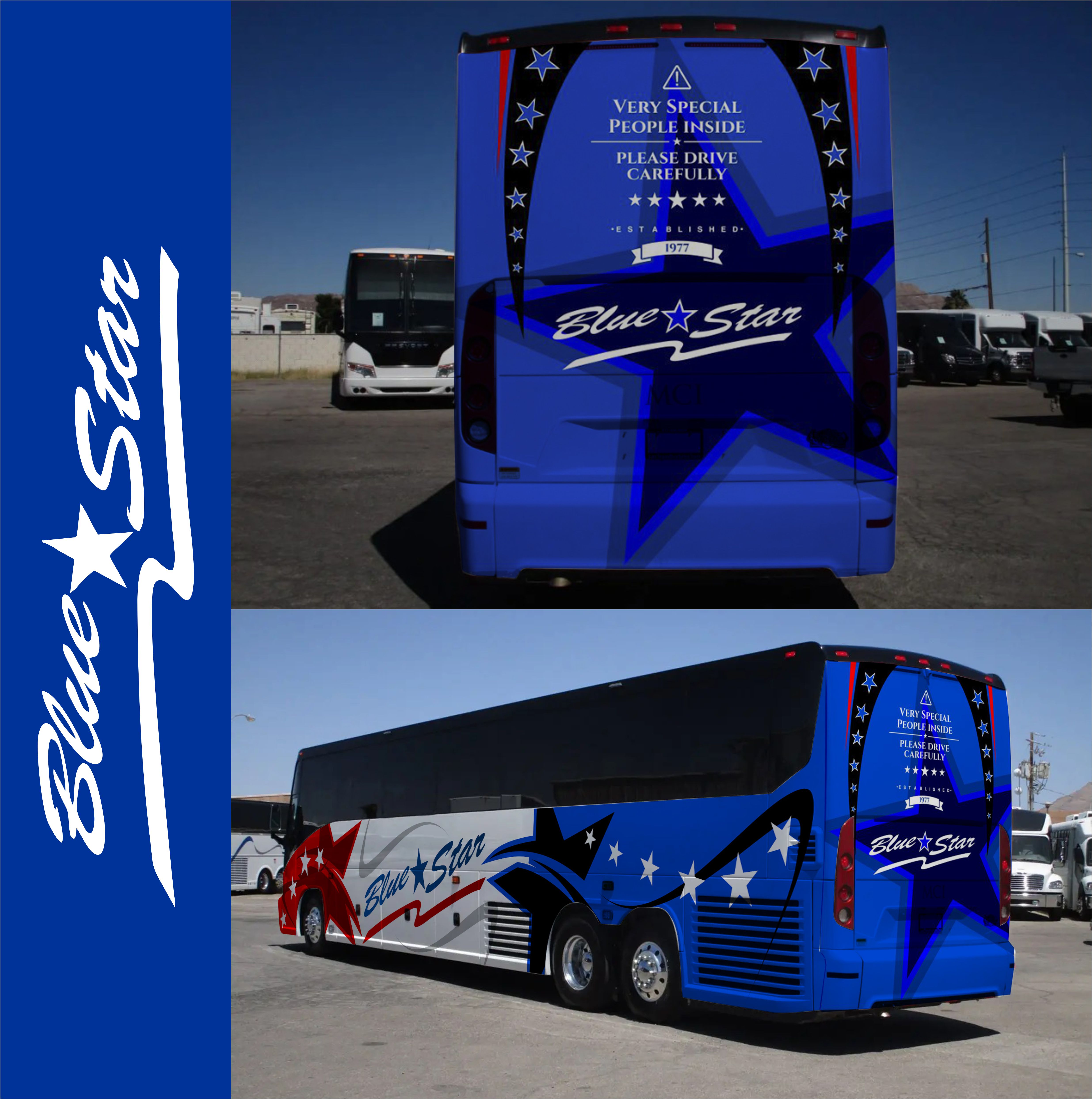Design de Covering de Véhicule par MARO07 pour Blue Star Charters & Tours, Inc. | Design #30364259