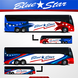Design de Covering de Véhicule par MARO07 pour Blue Star Charters & Tours, Inc. | Design : #34293346