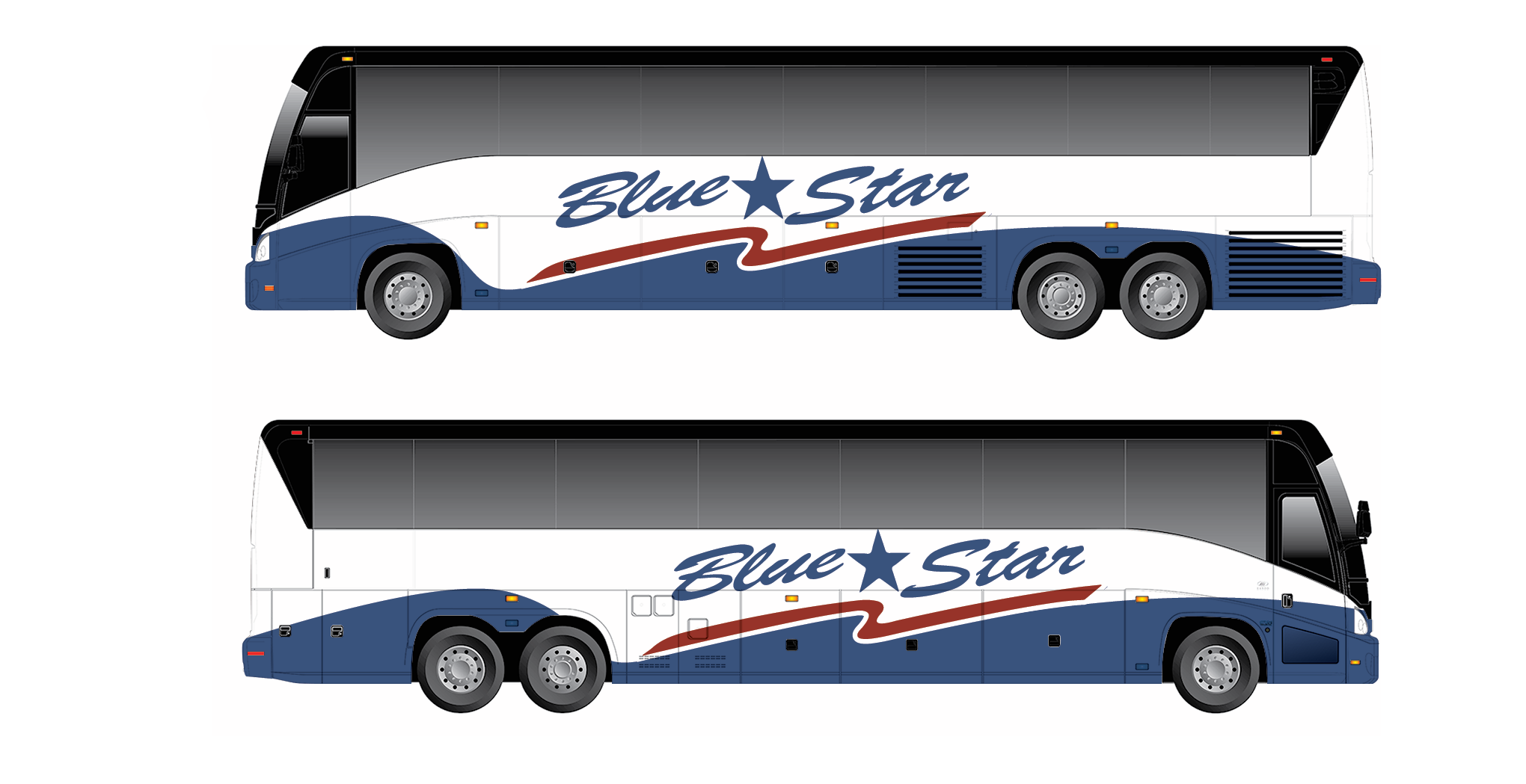 Car Wrap Design by Adi Saos for Blue Star Charters & Tours, Inc. | Design #30222528