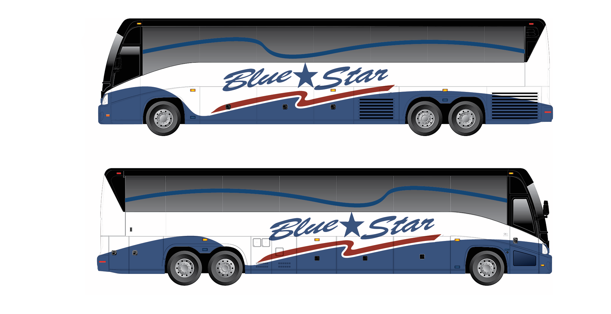 Car Wrap Design by Adi Saos for Blue Star Charters & Tours, Inc. | Design #30227219