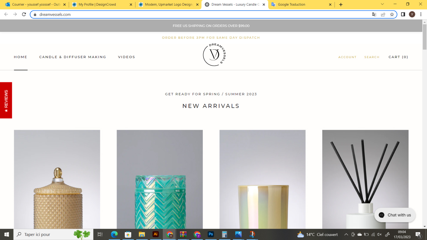 Logo Design by yoossefMaroc for Dream Vessels Pty Ltd | Design #30205359