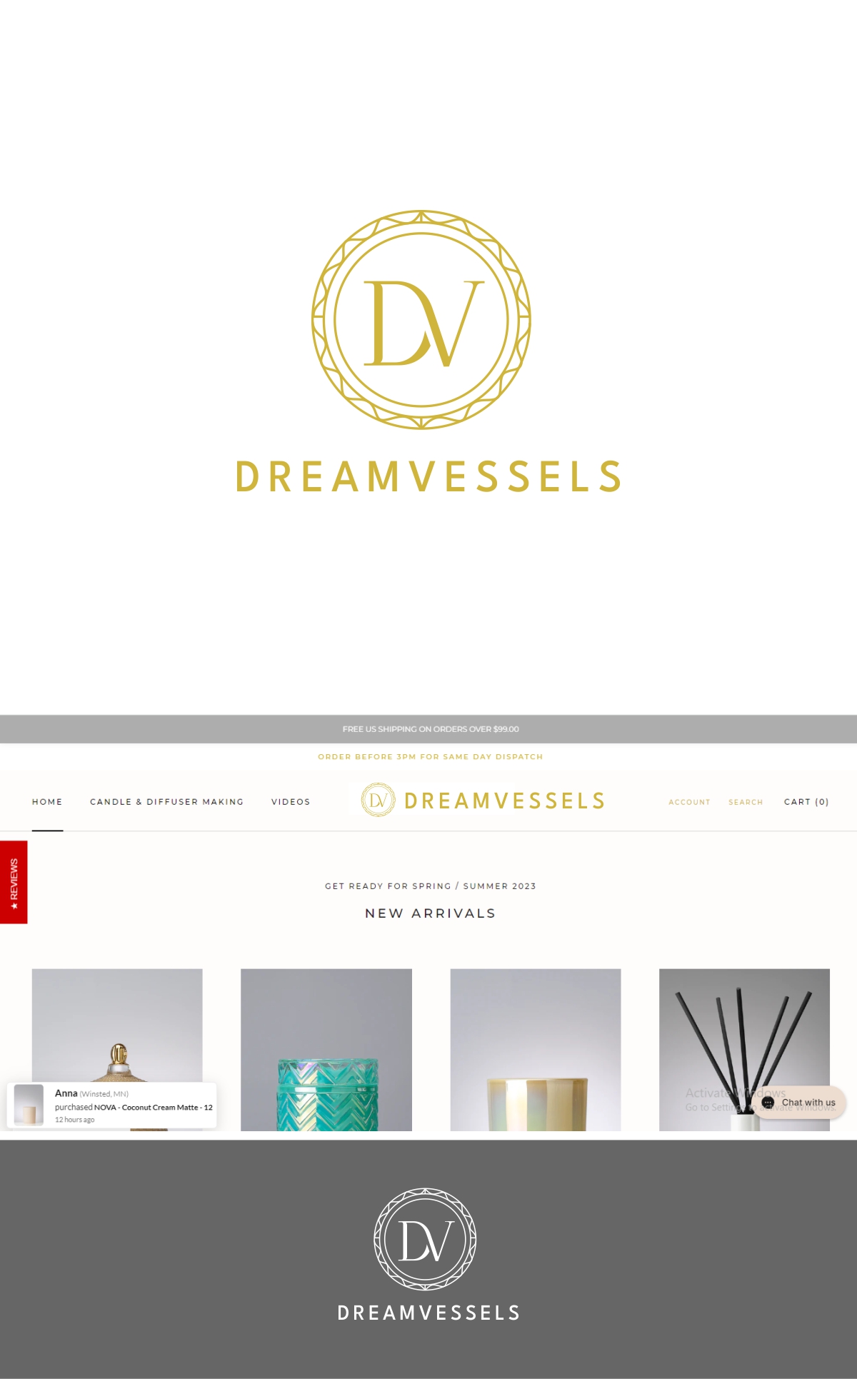 Logo Design by Eppeok for Dream Vessels Pty Ltd | Design #30195158