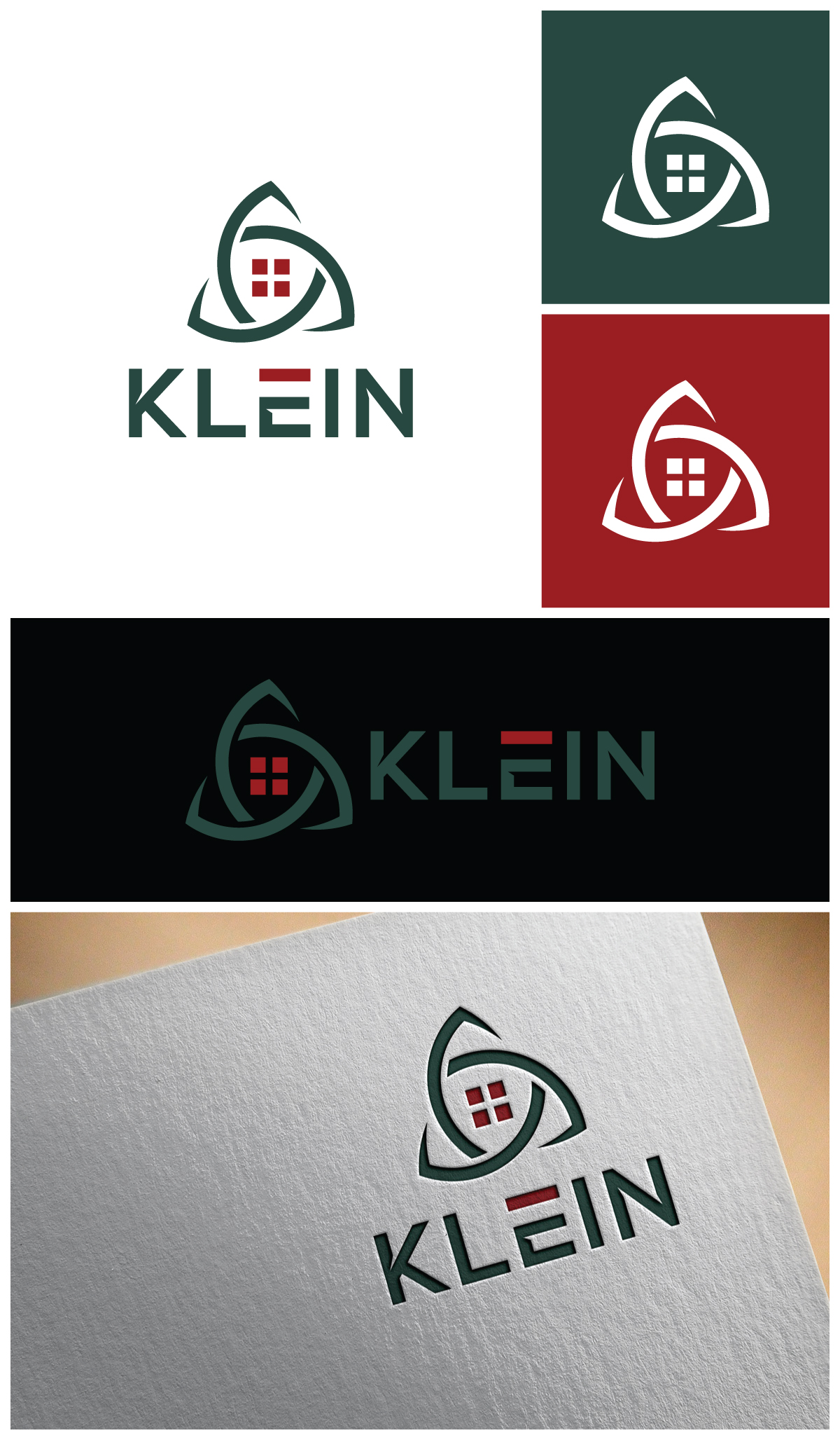 Logo Design by Md Shehidul Islam Rimon for Klein Real Estate | Design #30192930