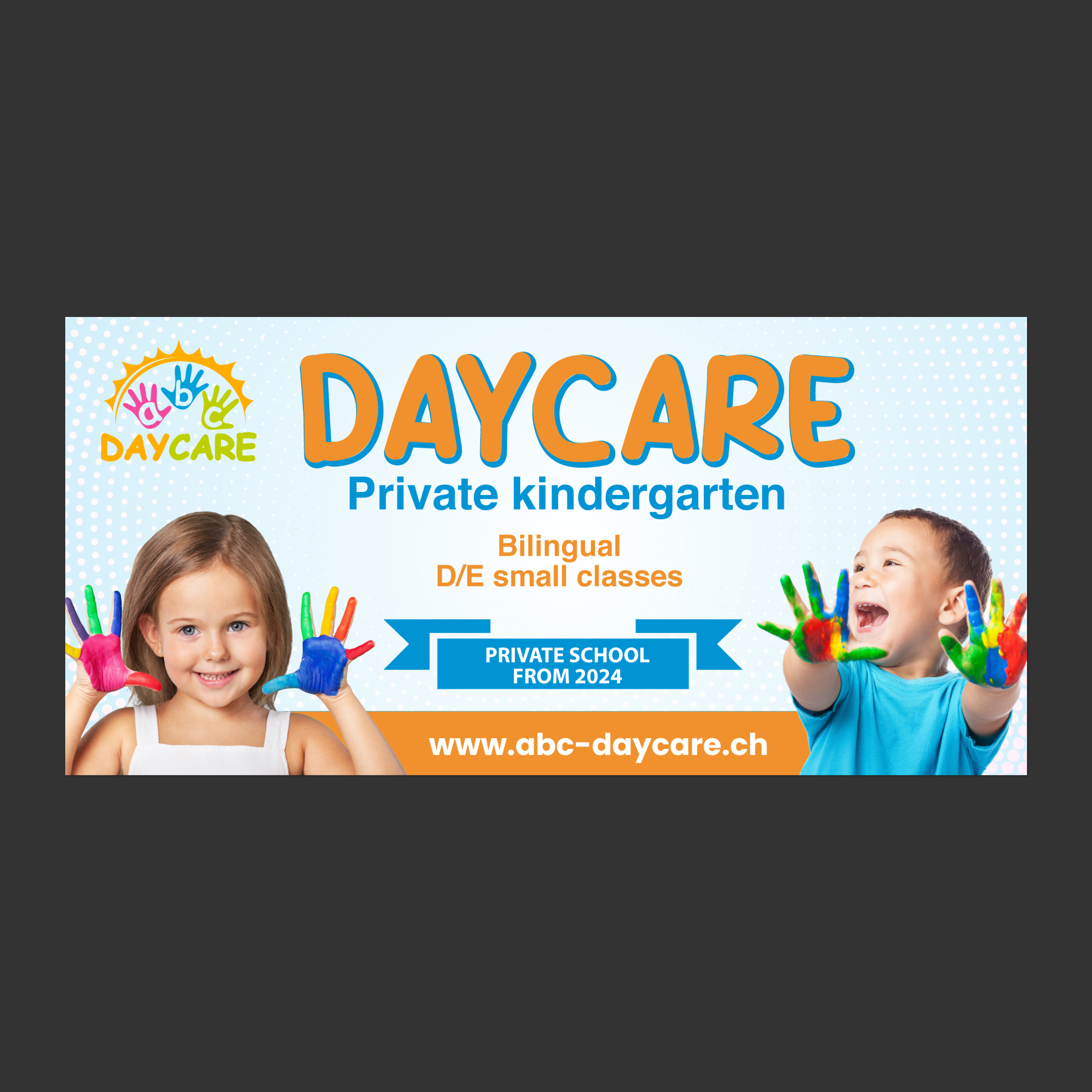 Flyer-Design von WrapTonic24 für abc daycare GmbH | Design #30199811