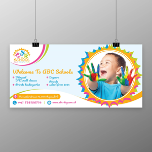 Diseño de Flyer por KreativeMadz para abc daycare GmbH | Diseño: #30212285