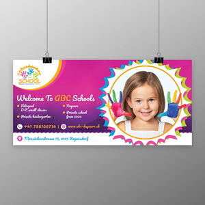 Diseño de Flyer por KreativeMadz para abc daycare GmbH | Diseño: #30216250