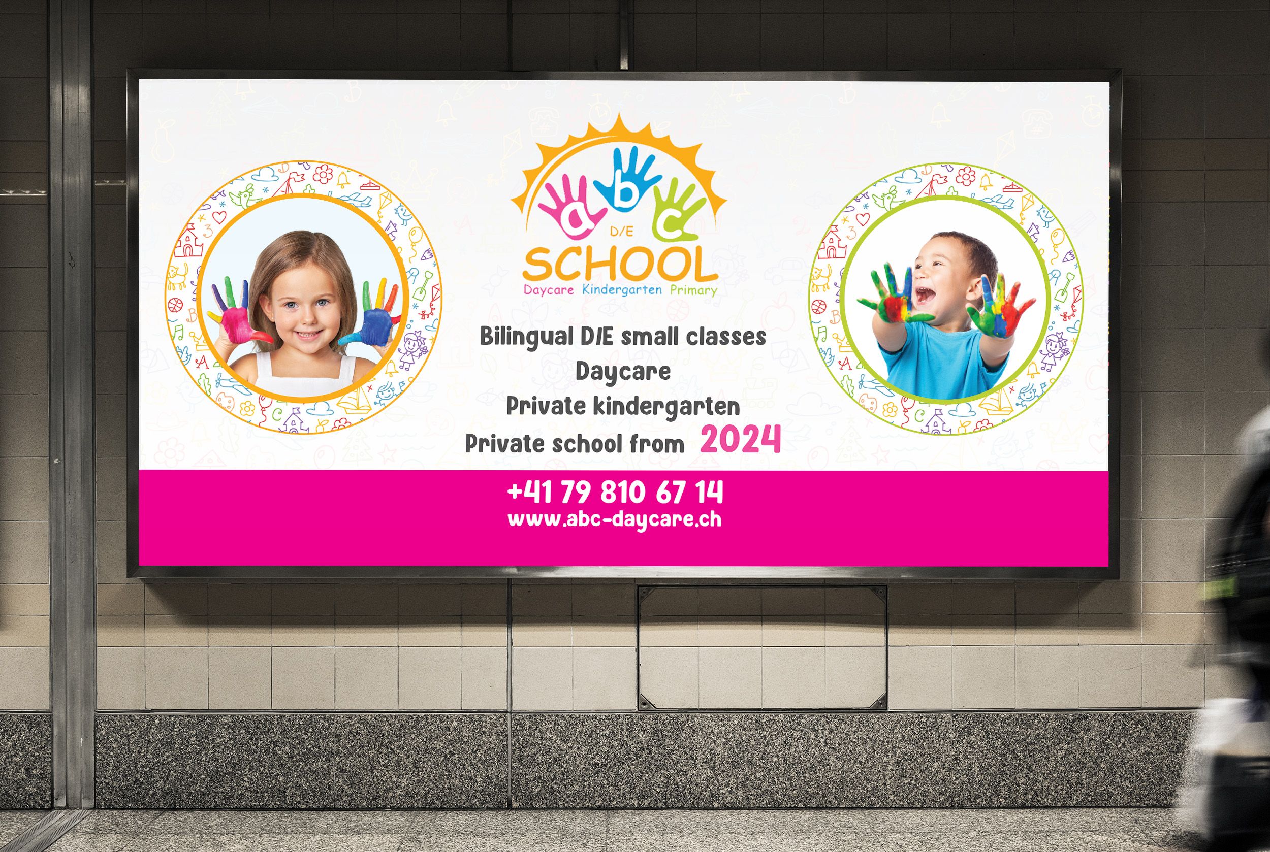 Flyer Design by r.benlak for abc daycare GmbH | Design #30203640