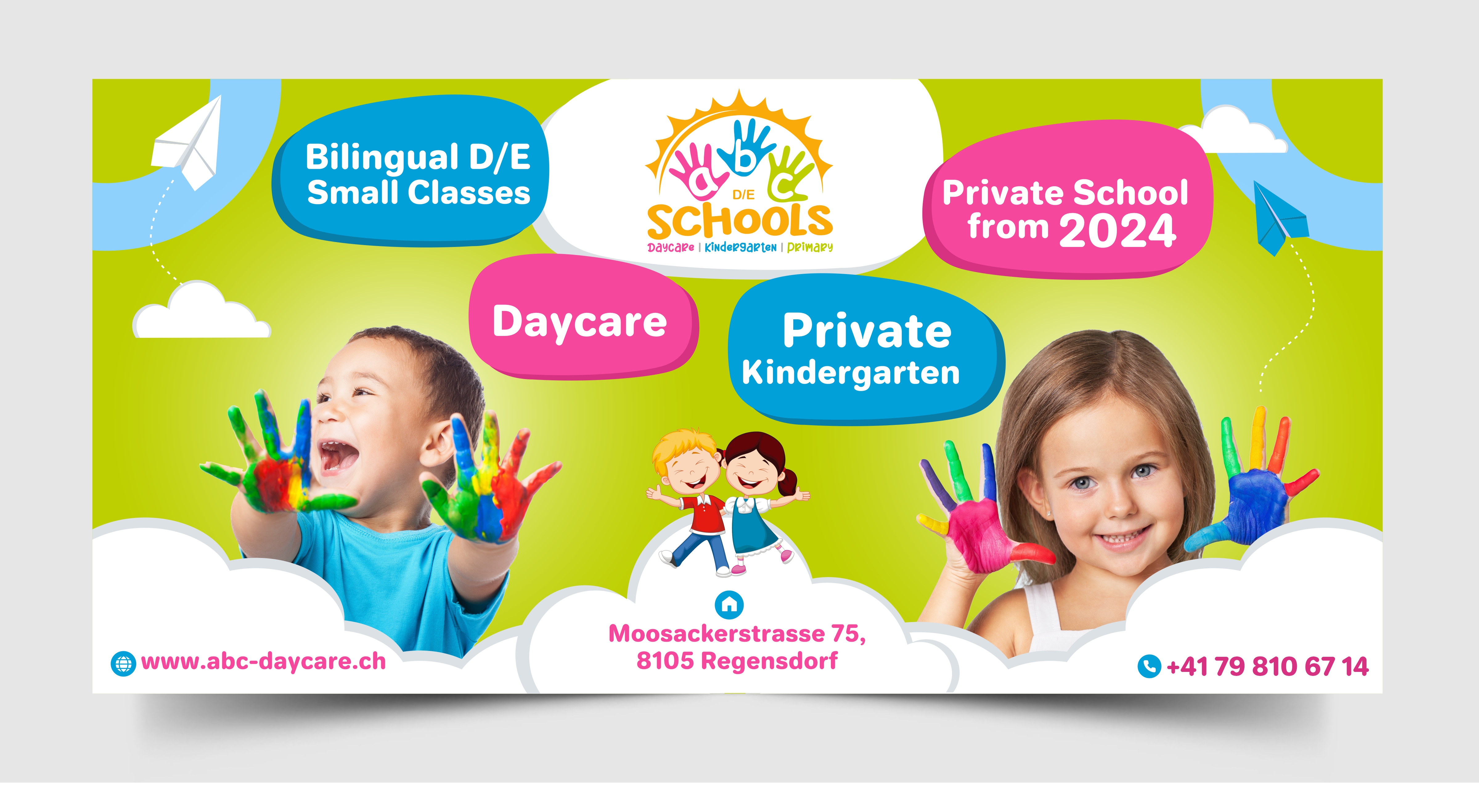 Flyer-Design von Rajneesha für abc daycare GmbH | Design #30198033
