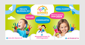 Diseño de Flyer por Rajneesha para abc daycare GmbH | Diseño: #30234281