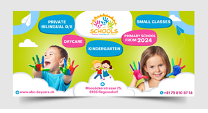 Diseño de Flyer por Rajneesha para abc daycare GmbH | Diseño: #30234678