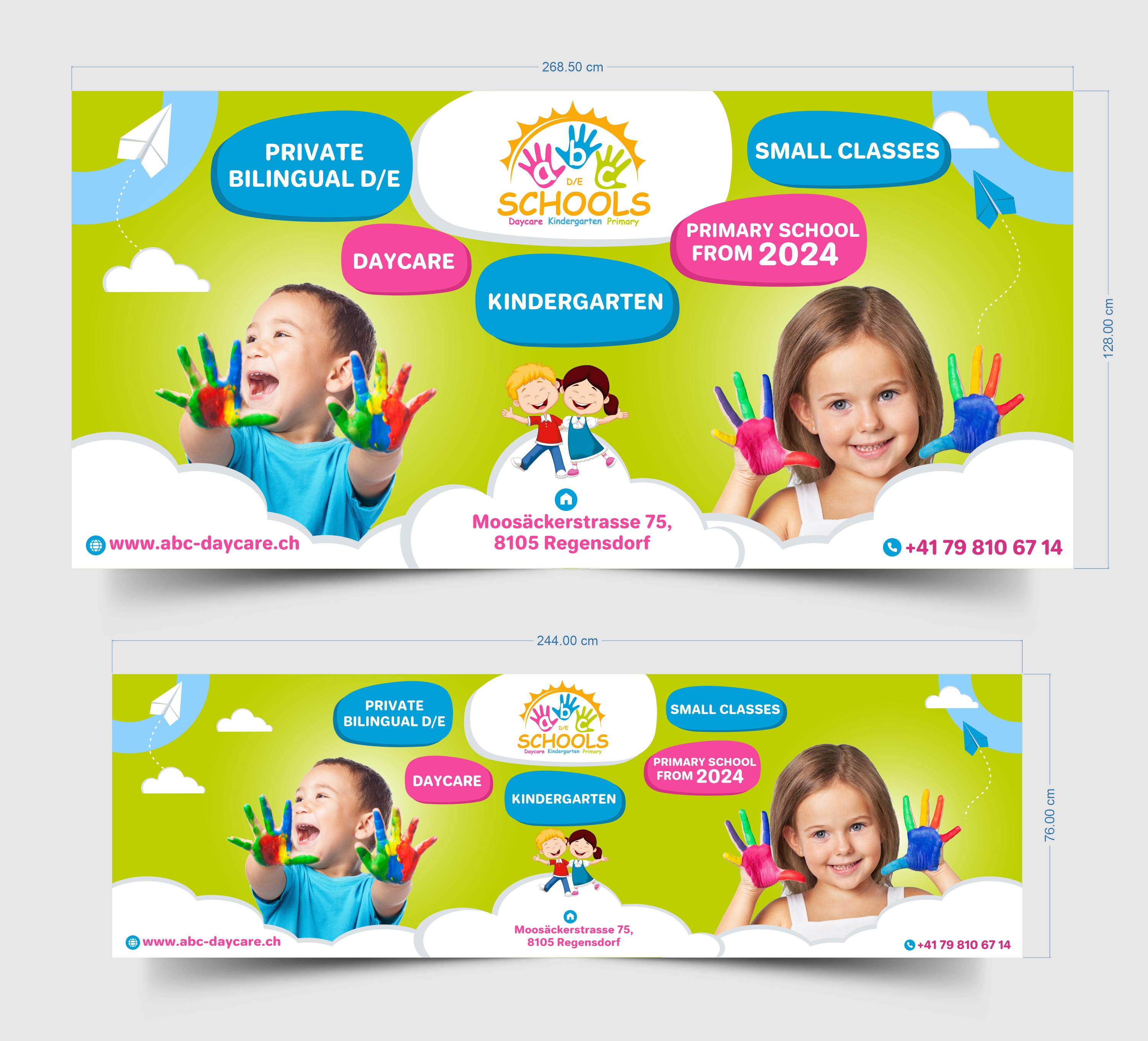 Flyer Design by Rajneesha for abc daycare GmbH | Design #30234724