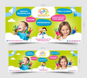 Diseño de Flyer por Rajneesha para abc daycare GmbH | Diseño: #30234724