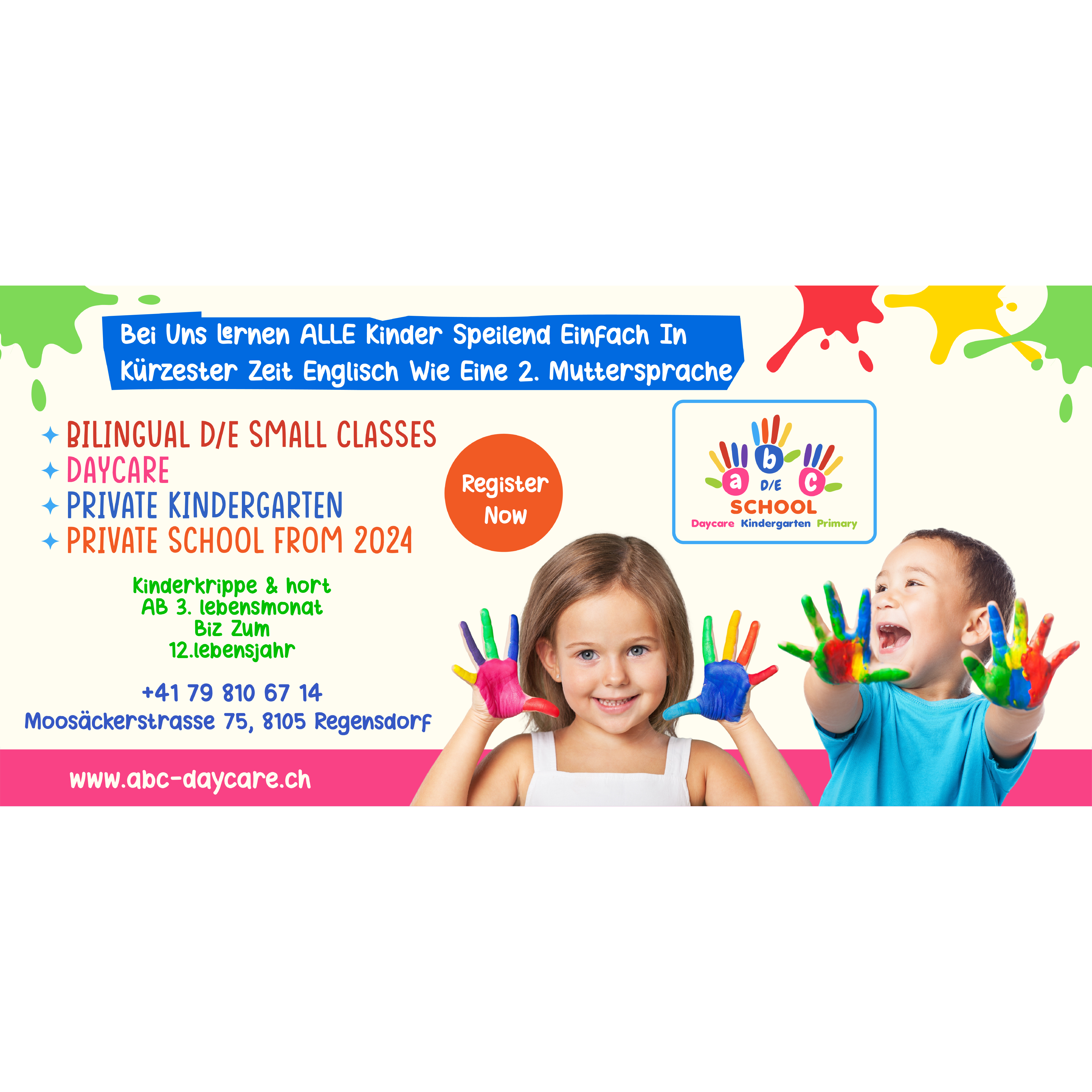 Design de Flyer par @Tharindu pour abc daycare GmbH | Design #30202808