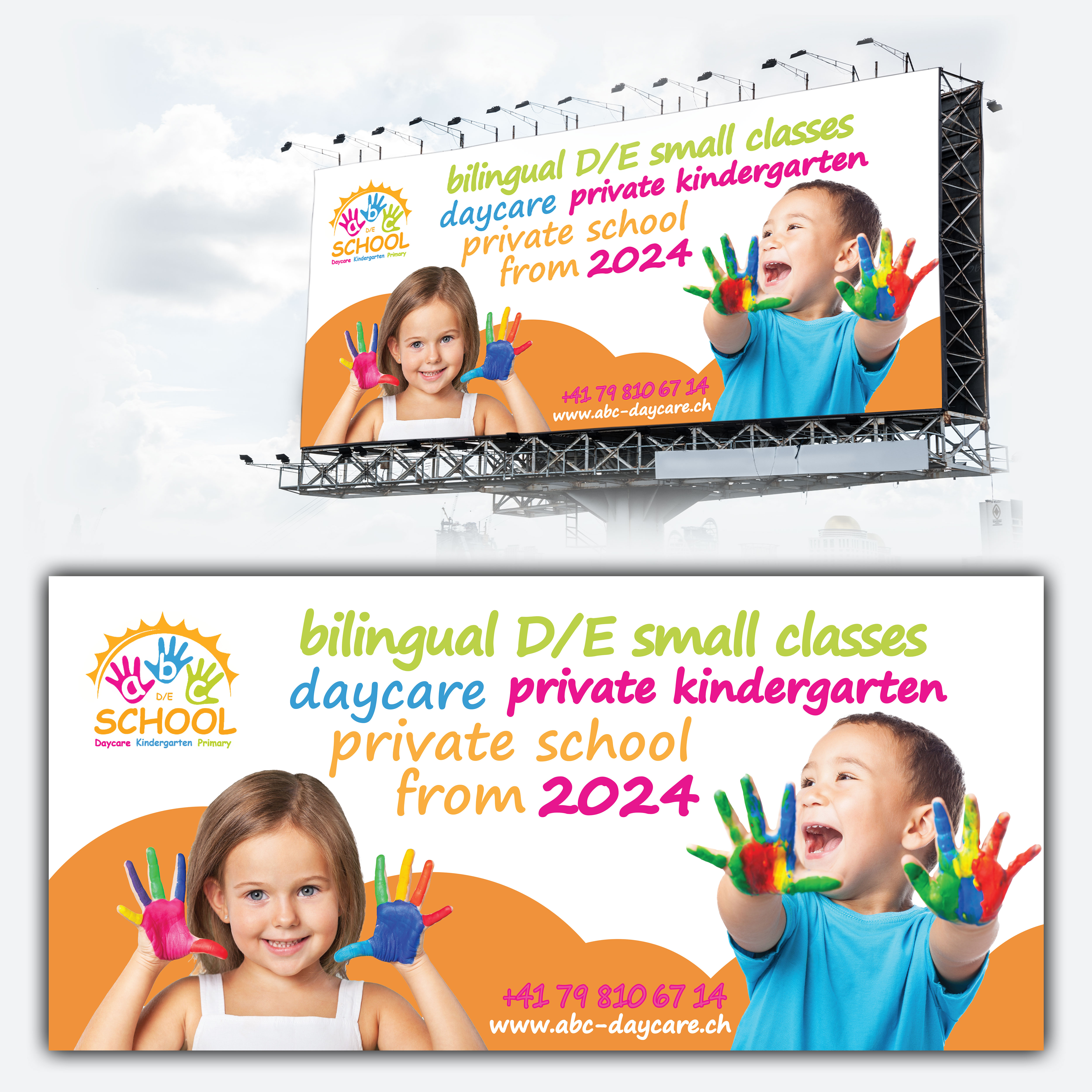 Flyer Design by Usman_Live for abc daycare GmbH | Design #30196389