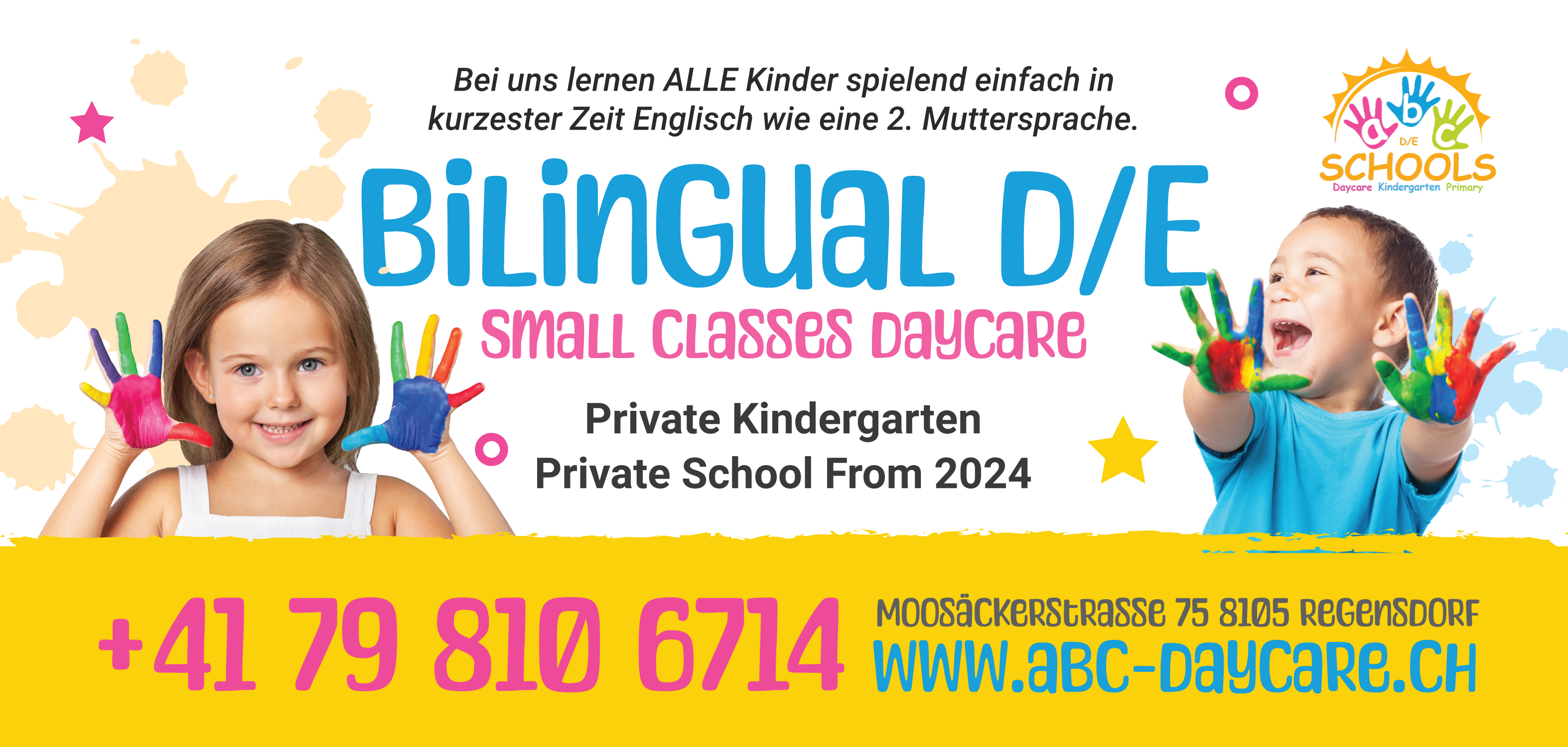 Design de Flyer par JK18 pour abc daycare GmbH | Design #30205367