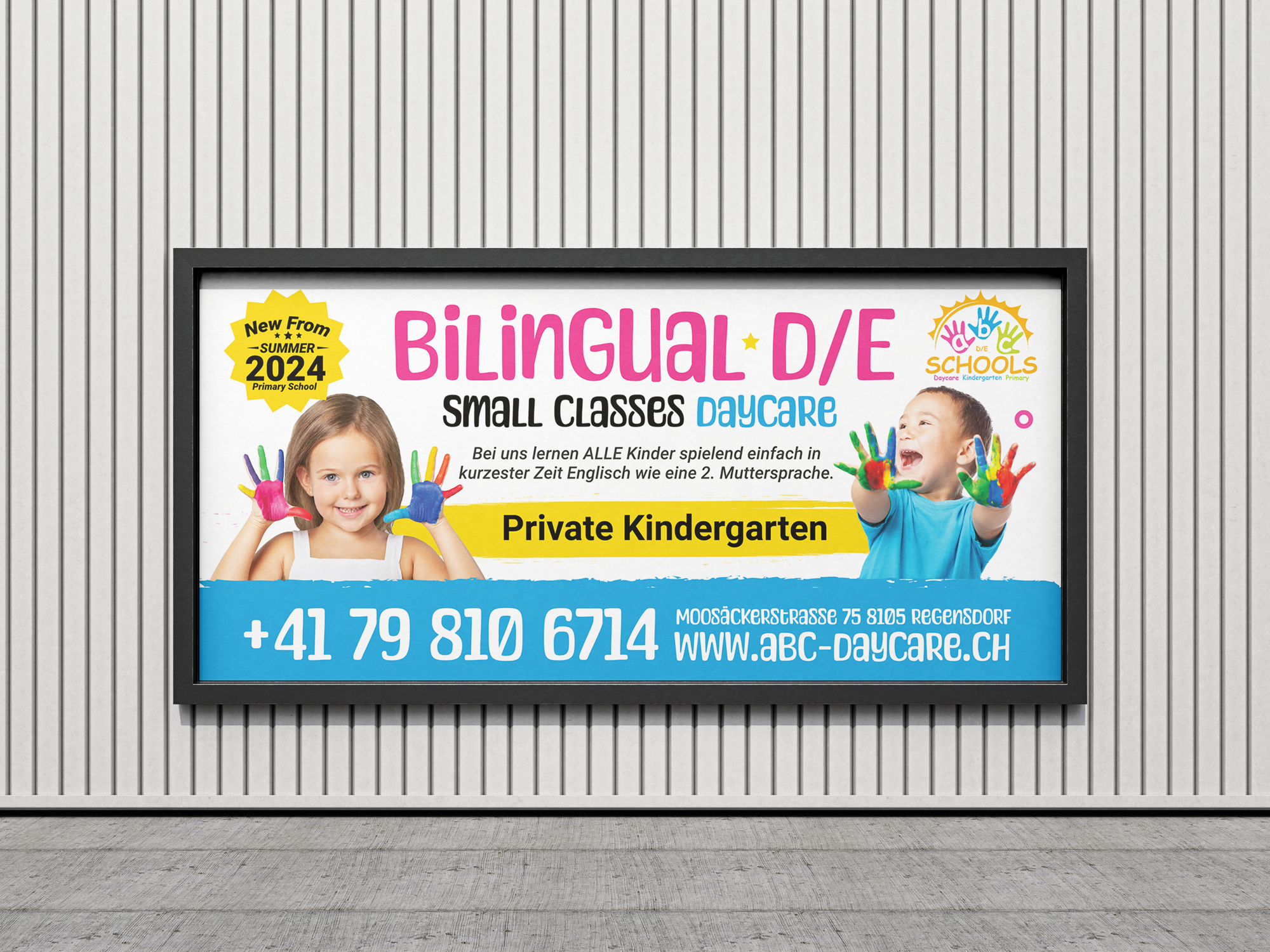 Design de Flyer par JK18 pour abc daycare GmbH | Design #30210950