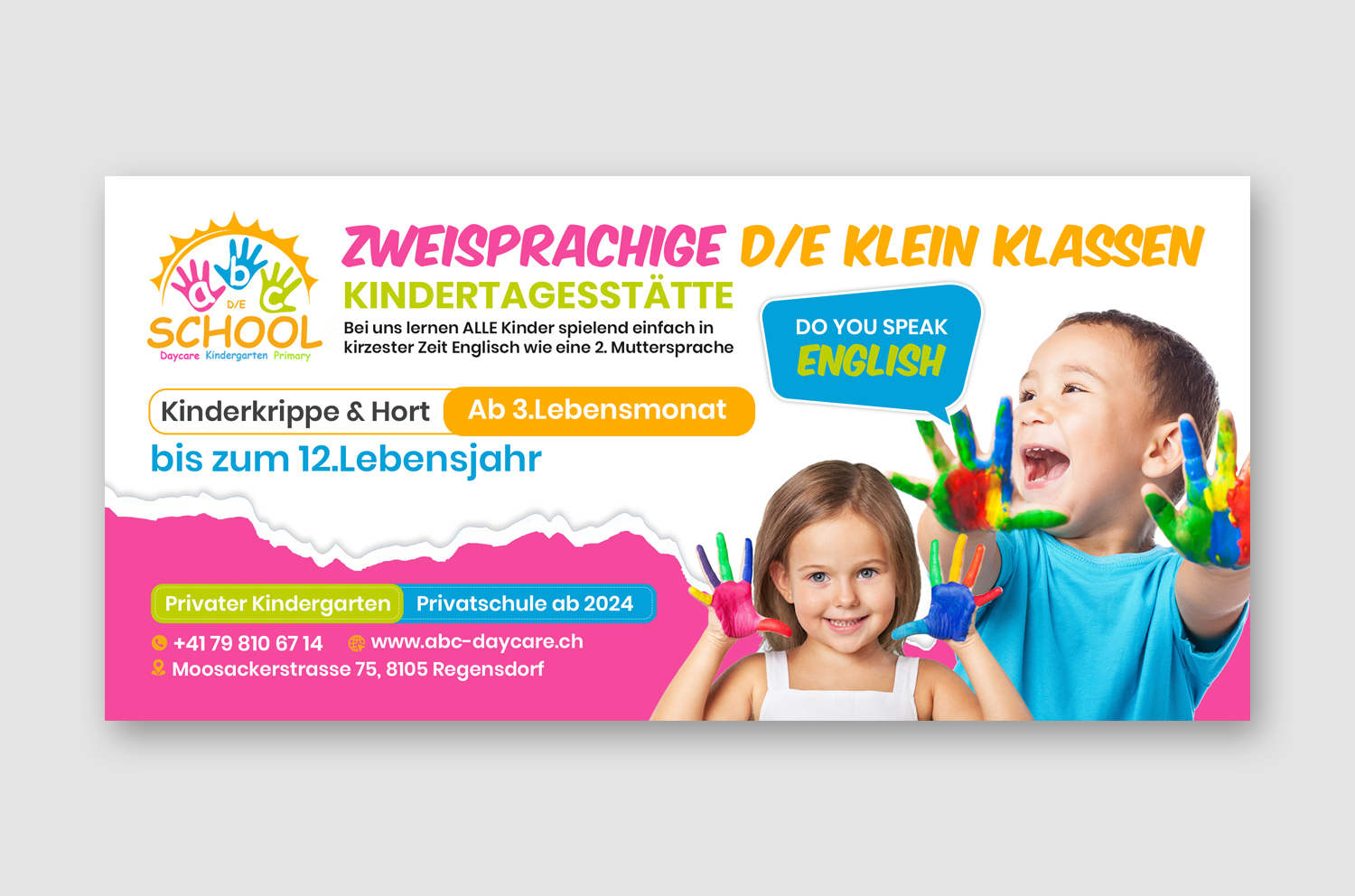 Design de Flyer par debdesign pour abc daycare GmbH | Design #30214036