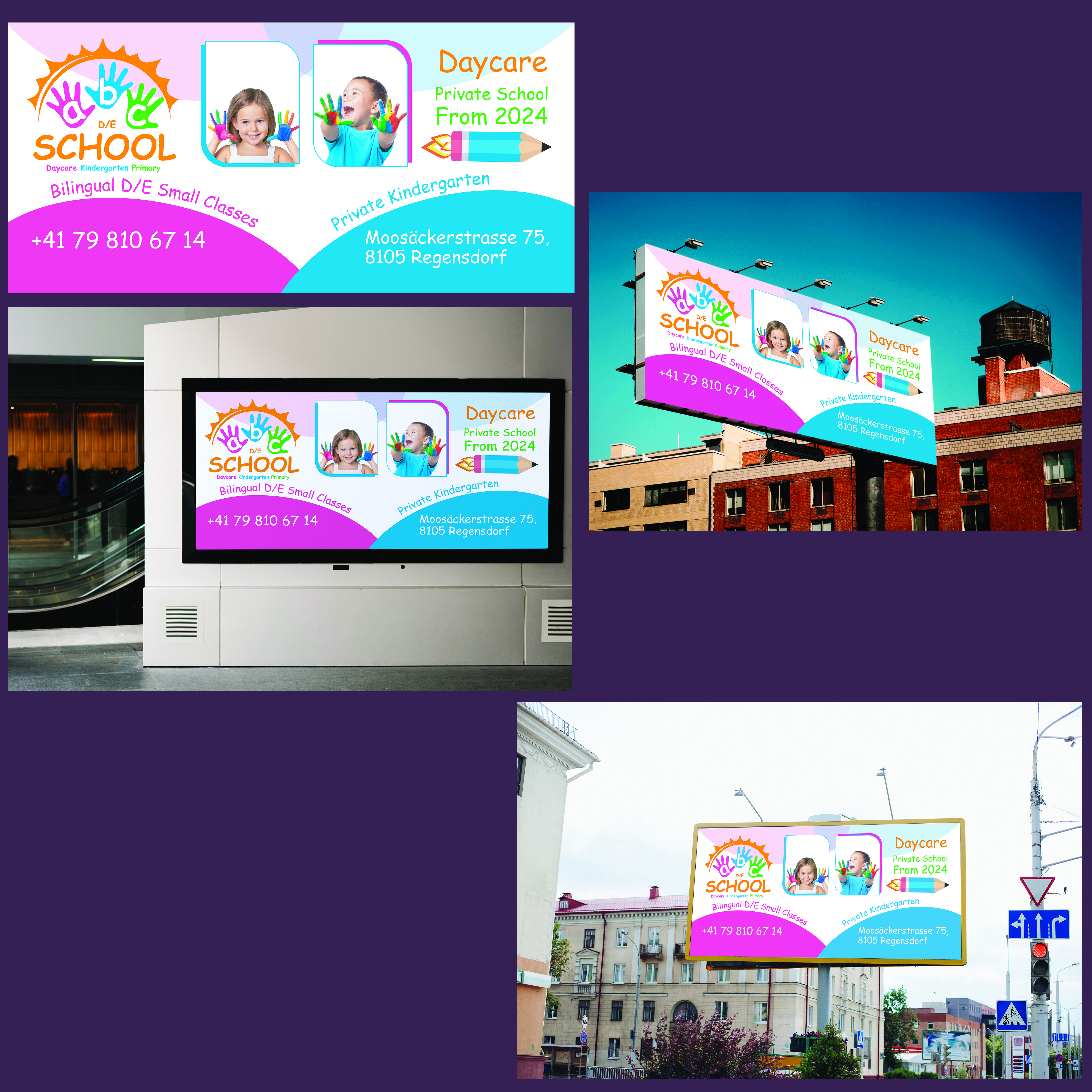 Design de Flyer par zoovdesign pour abc daycare GmbH | Design #30216555