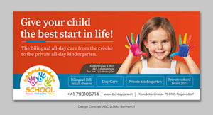 Design de Flyer par D Creative pour abc daycare GmbH | Design : #30219865