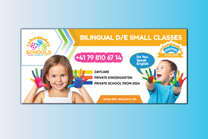 Flyer-Design von Nadirashakil für abc daycare GmbH | Design: #30204682