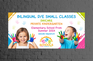 Diseño de Flyer por GraphicsGuru para abc daycare GmbH | Diseño: #30206786
