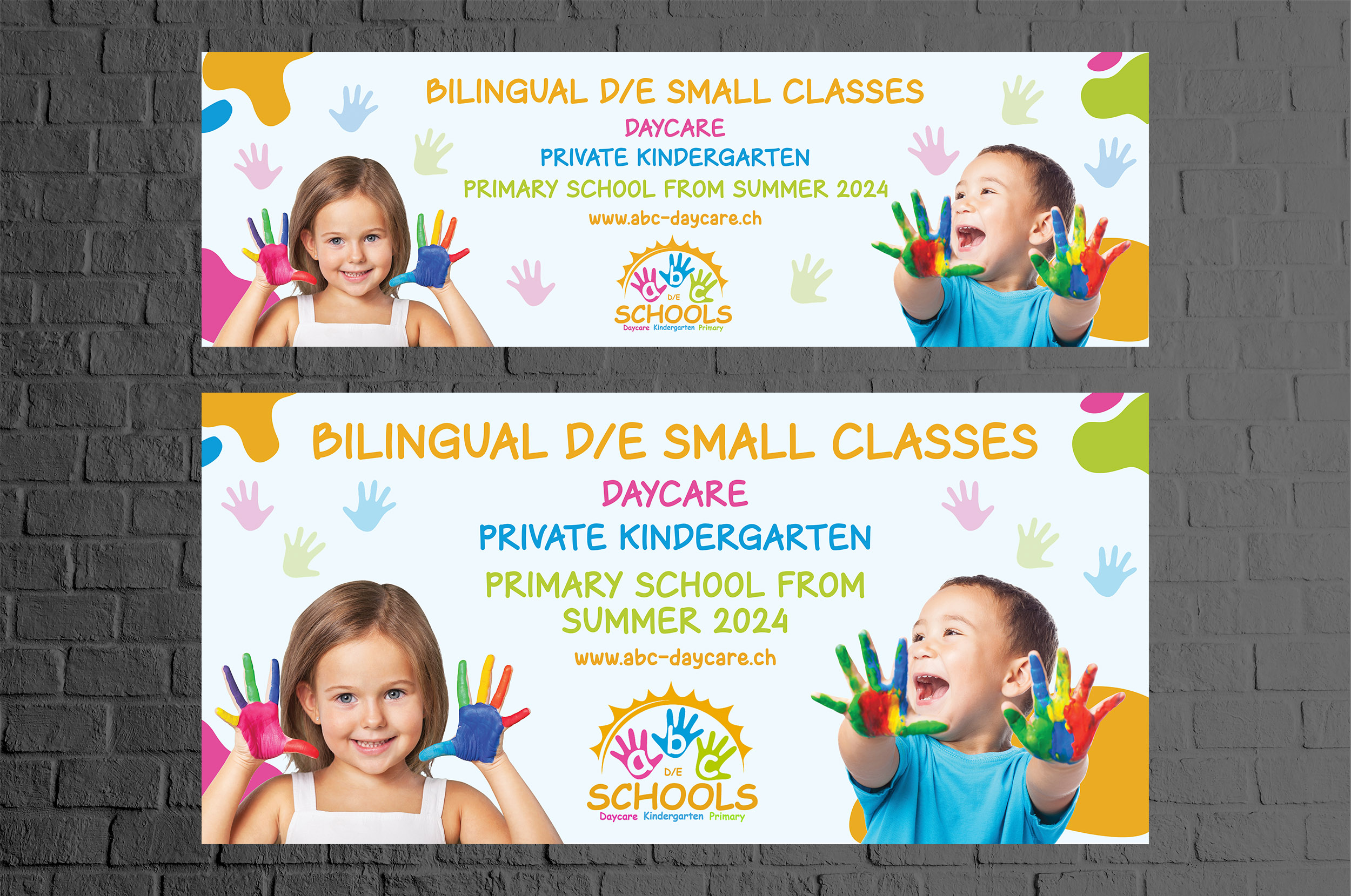 Flyer Design by GraphicsGuru for abc daycare GmbH | Design #30235876